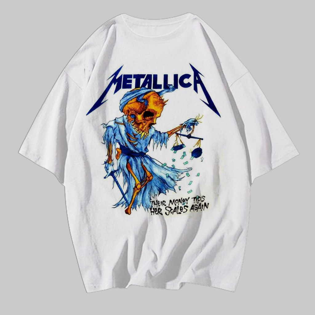 METALLICA OVERSIZE KAOS BAND VINTAGE