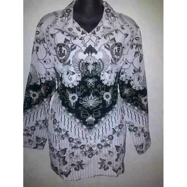 SERAGAM PGRI WANITA | BLUS BATIK PGRI