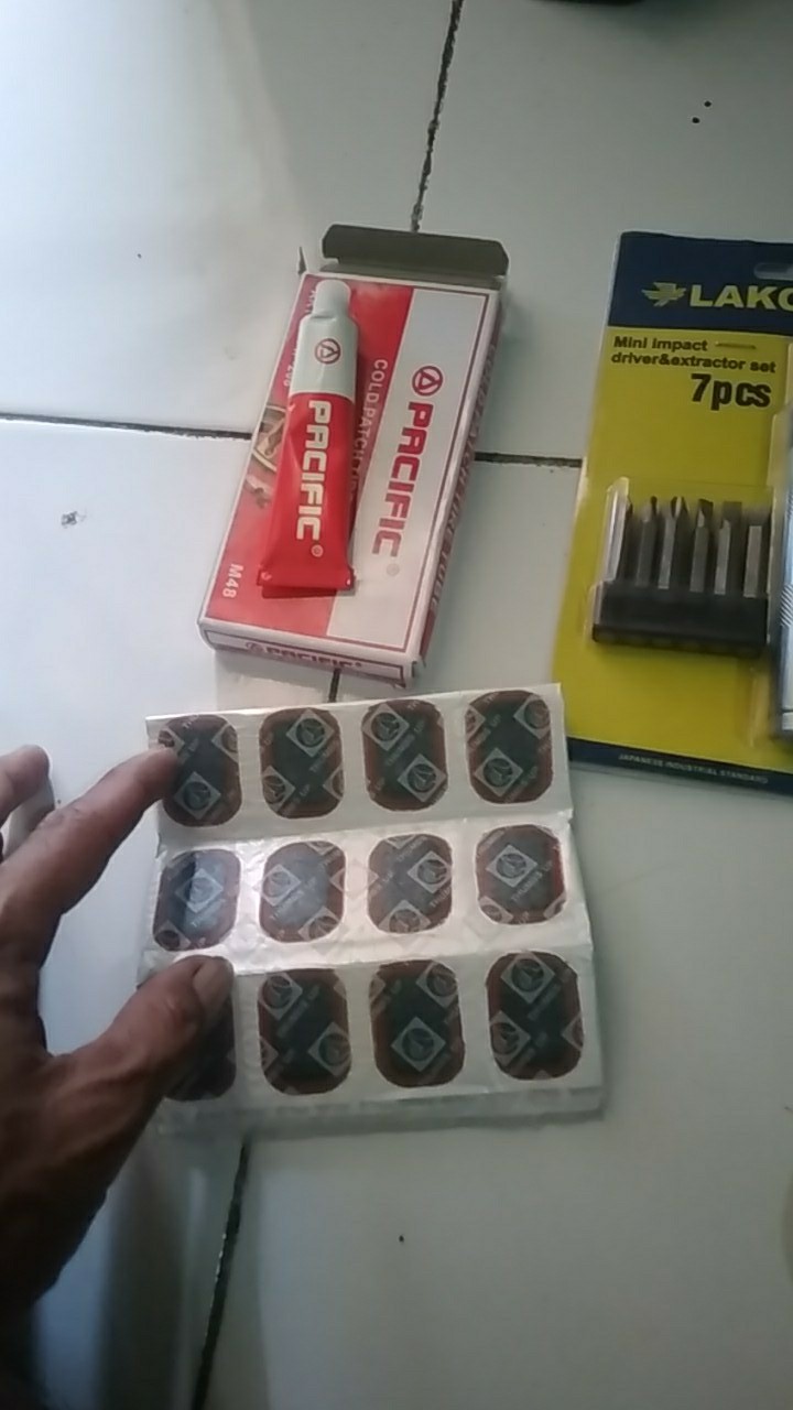 Medium Sedang Cold Patch Alat Tambal Ban Isi M 48 Tip Top
