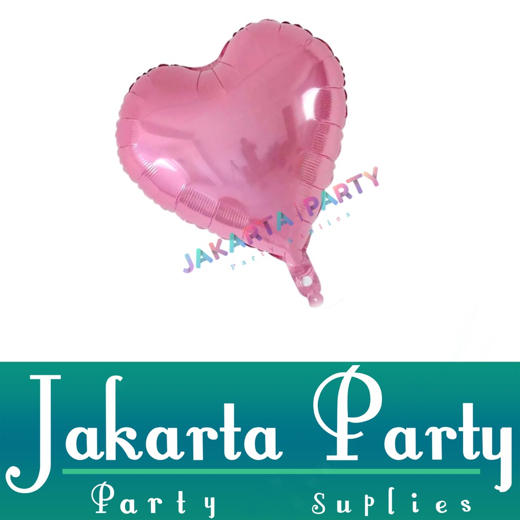 Balon Foil Love Mini Pink / Balon Love / Balon Hati Mini