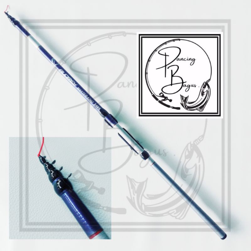 Joran Pancing Tegek Audrey MasterKing Fiber 240 Set Kolong Murah COD