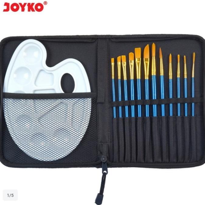 

Art Brush Set Alat Lukis Kuas Cat Air Minyak Acrylic Joyko BRS-7