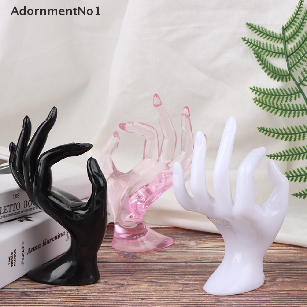 (AdornmentNo1) Stand Holder / Dudukan Display Cincin / Perhiasan Bahan Resin Desain Gestur Ok