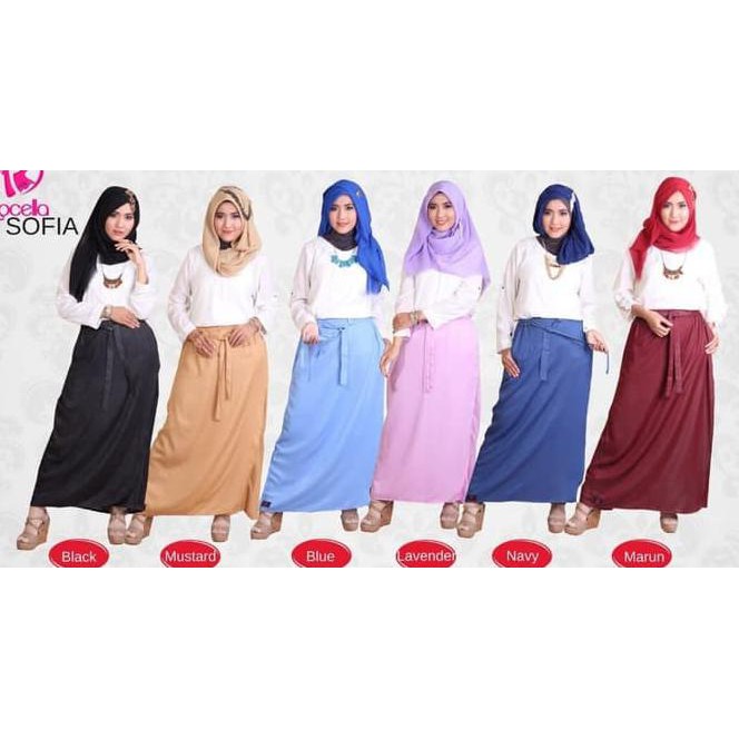 Fashion Mus ROCELLA Rok Celana Sofia ( S - XL ) | ORIGINAL Soft Denim //Bawahan//Best Produk