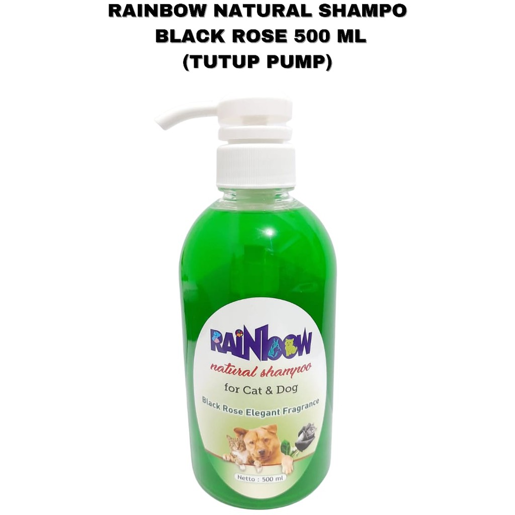 RAINBOW NATURAL SHAMPO KUCING 500 ML Tutup Pump