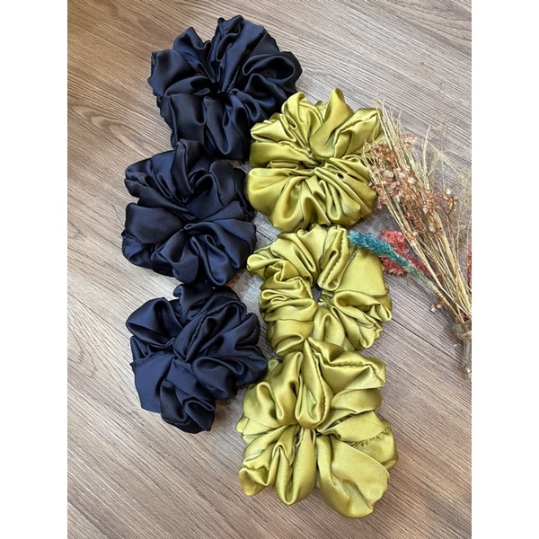 Scrunchie premium Jumbo // scrunchie murah tebal // scrunchie tiktok