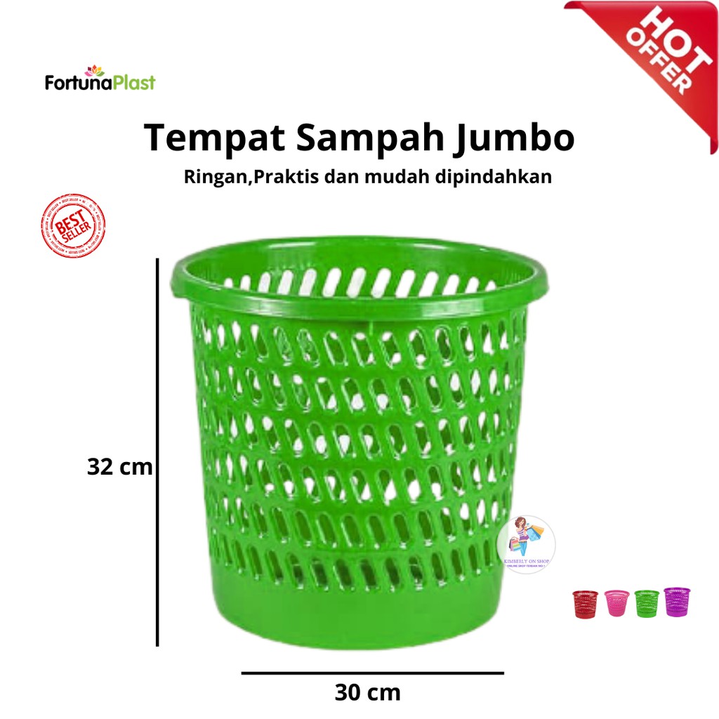 Keranjang Tempat Sampah Happy Panda Jumbo DX XL