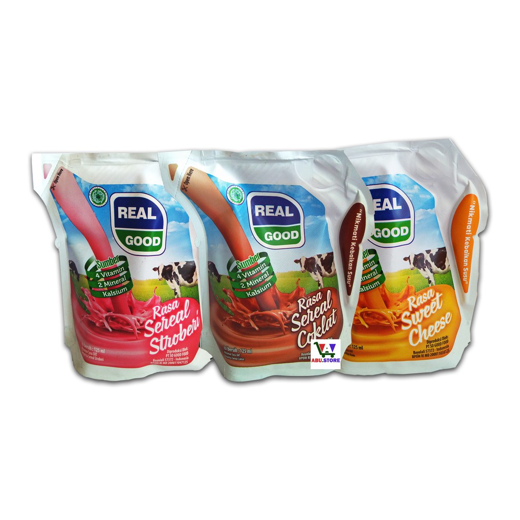 Susu Real Good Kemasan Pouch 125ml