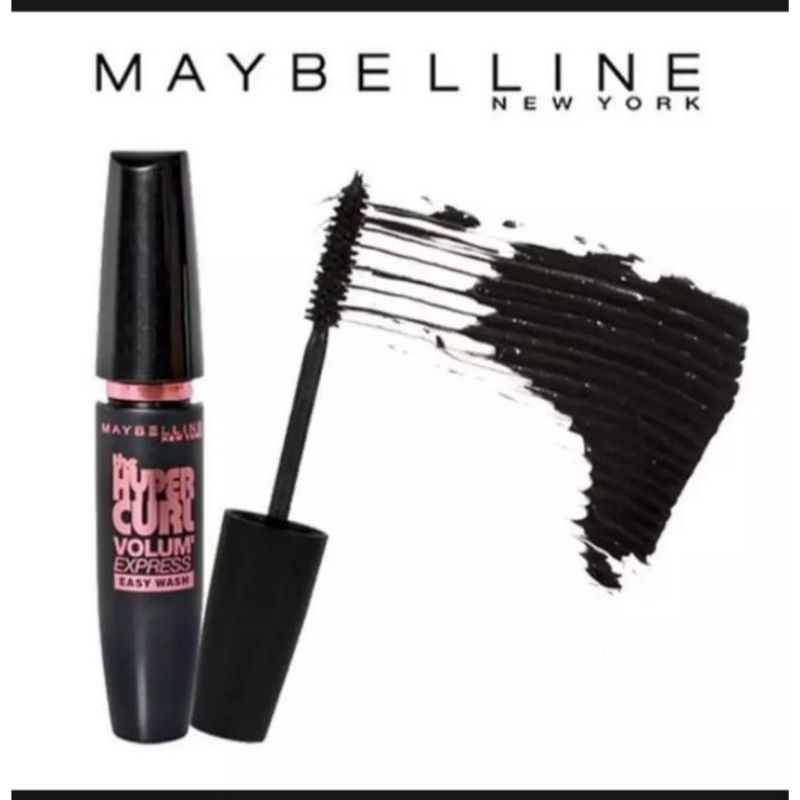 MAYBELLINE HYPERCURL VOLUM EXPRESS / Maybelline Magnum Hitam / Mascara Magnum Hitam