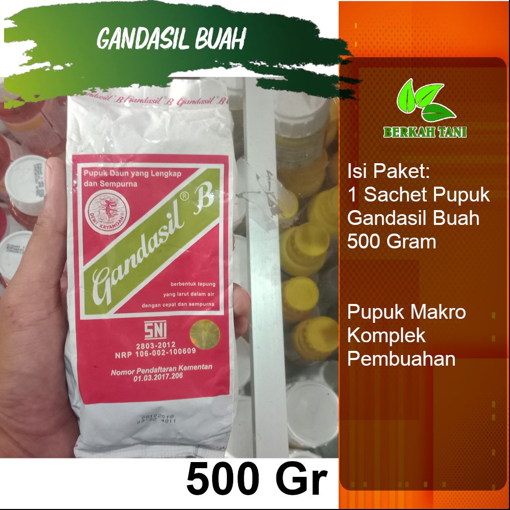 Jual Gandasil Buah Gandasil B 500 Gram Booster Buah | Shopee Indonesia