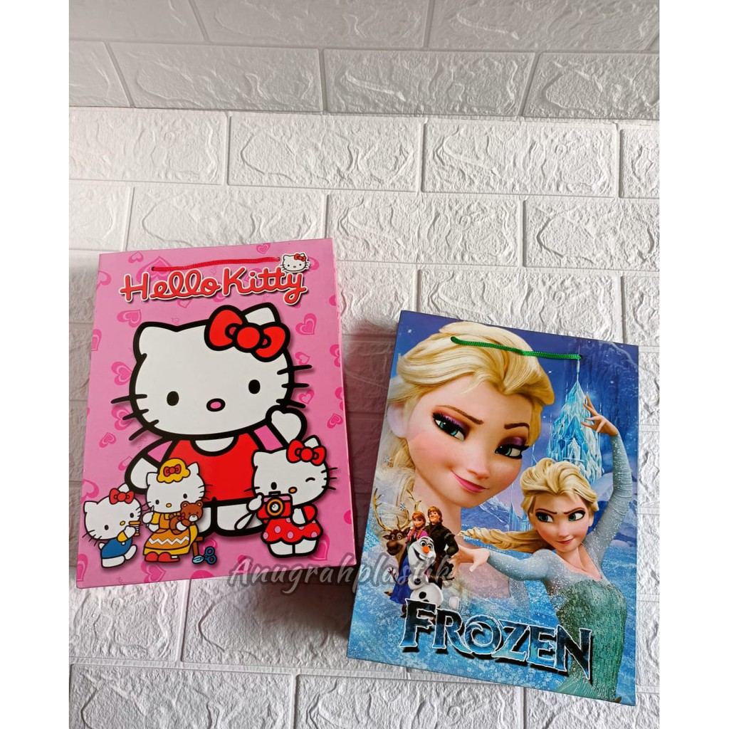 

Paper bag motif kartun / goodie bag party
