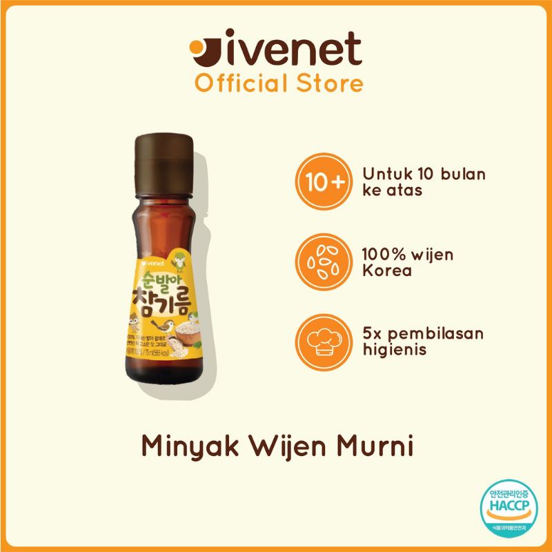 Ivenet Sesama Oil - Minyak Wijen Sehat Untuk Bayi &amp; Anak