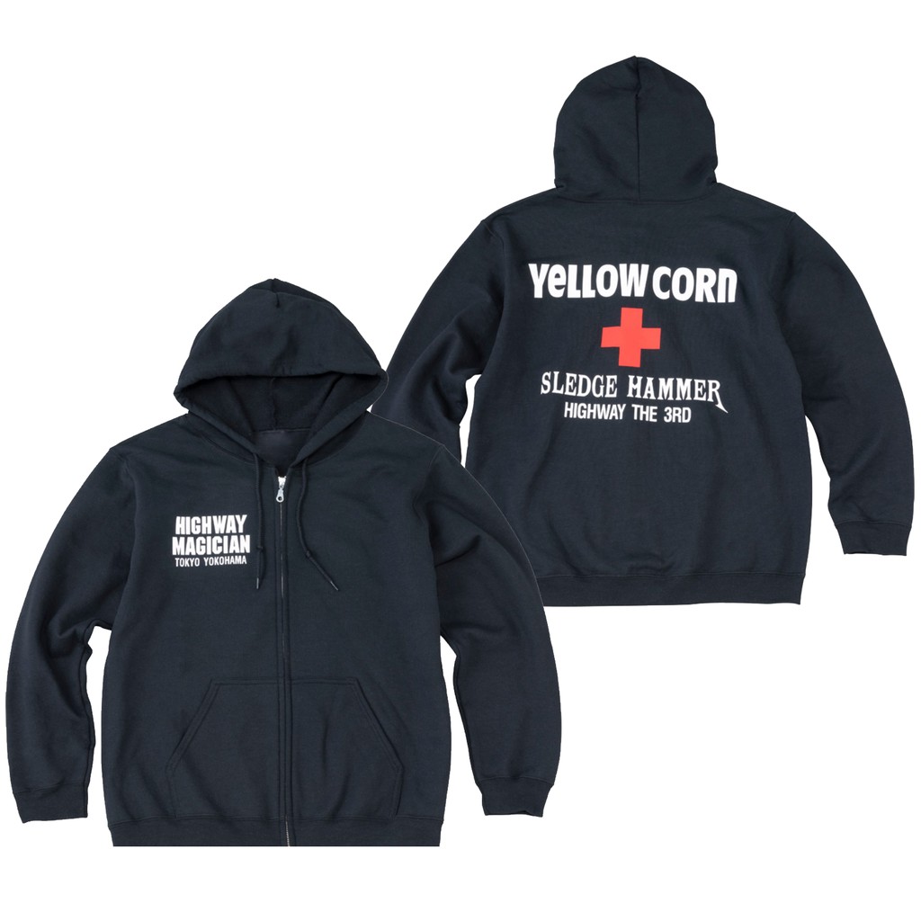 JAKET HOODIE ZIPPER YELLOW CORN SLEEDGE HAMMER