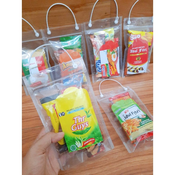 TAS SNACK AMPLOP ANGPAU LEBARAN  IDUL FITRI  PLASTIK 1 PACK ISI 10