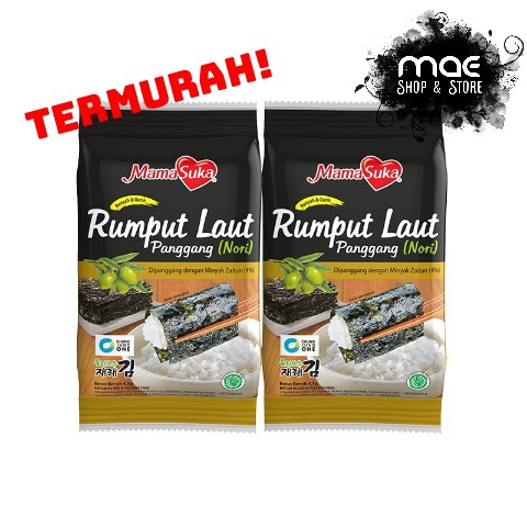 

MamaSuka Rumput Laut Panggang [Nori] Isi 2 pcs