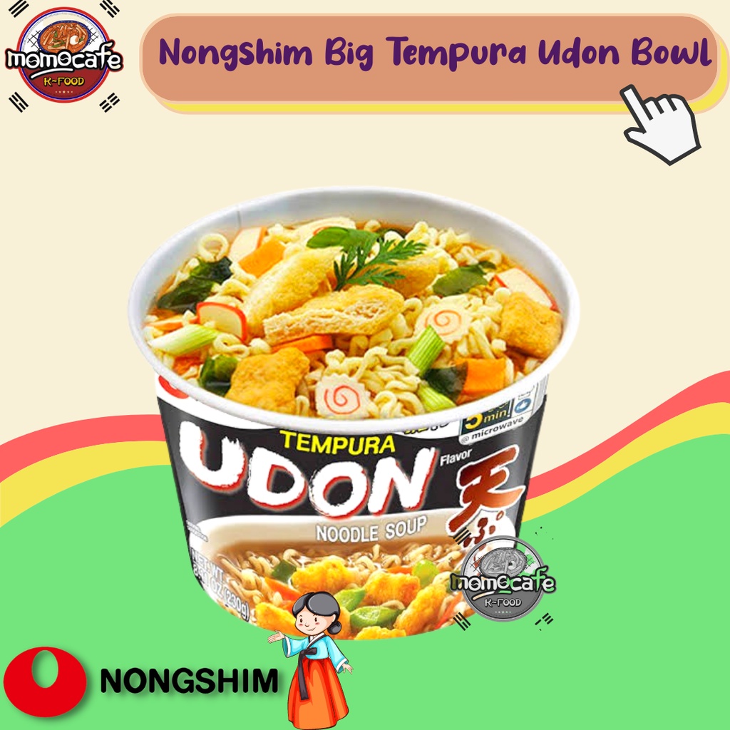 

Nongshim Tempura Noodle Flavor Noodle Soup 111g Big Bowl Made In Korea