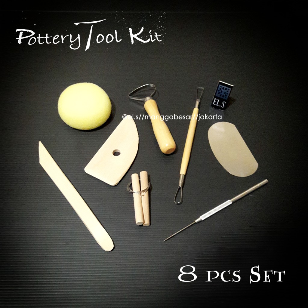 Pottery Tool Kit ( Sculpt Clay )