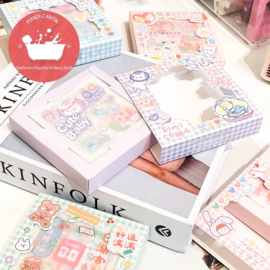 

stiker senmu isi 1 varian set YD-8RMS isi 8 lembar stiker solatip lucu imut kado unik souvernir
