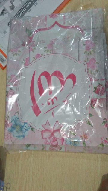 Hiasan Dinding - Kaligrafi 1 Set Shabby Pita Chic Pink