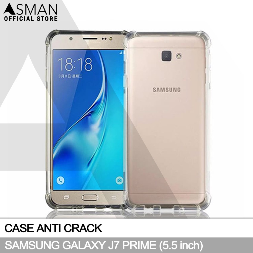 Anti Crack Samsung Galaxy J7 Prime (5.5&quot;) | Soft Case Anti Bentur - Clear