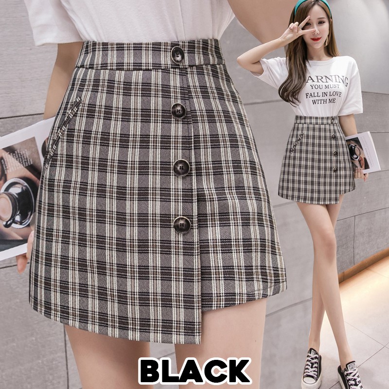 KARAKOREA 8290 Bestie Skirt/Korean Mini Skirt/Rok Pendek/Rok Korea Skirt