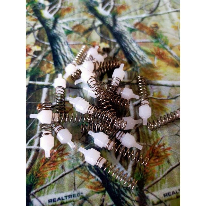 Pentil Valve Mini Kupler Kopler Coupler Jantan Drat Luar Teflon Putih Bagus