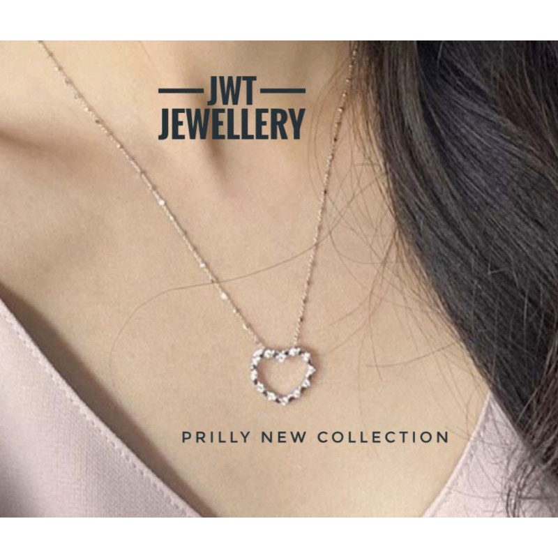 LIONTIN EMAS HALA GOLD CINTA HATI PRILLY MAAF SAYANG