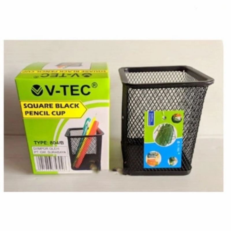 V-TEC 804 PENCIL CUP / desk set / tempat alat tulis / tempat pensil v-tec