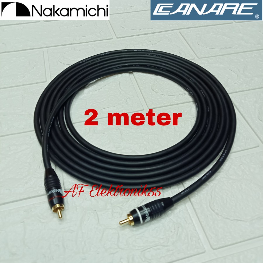 Jual Kabel Canare Made In Japan Jack Rca Nakamichi To Rca Meter