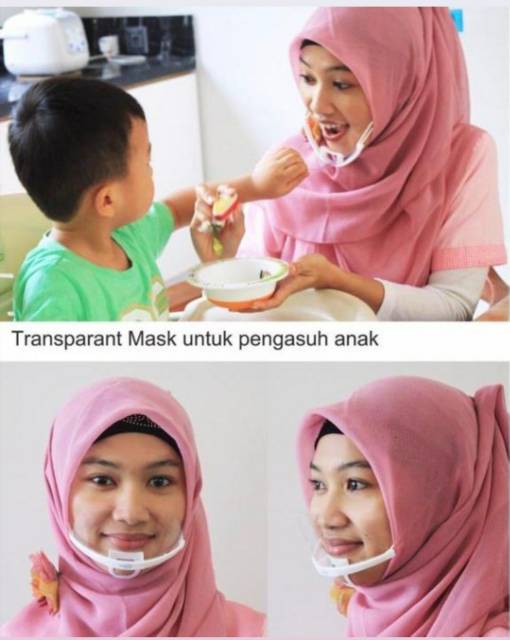 Masker Plastik Must Care untuk Pengasuh anak