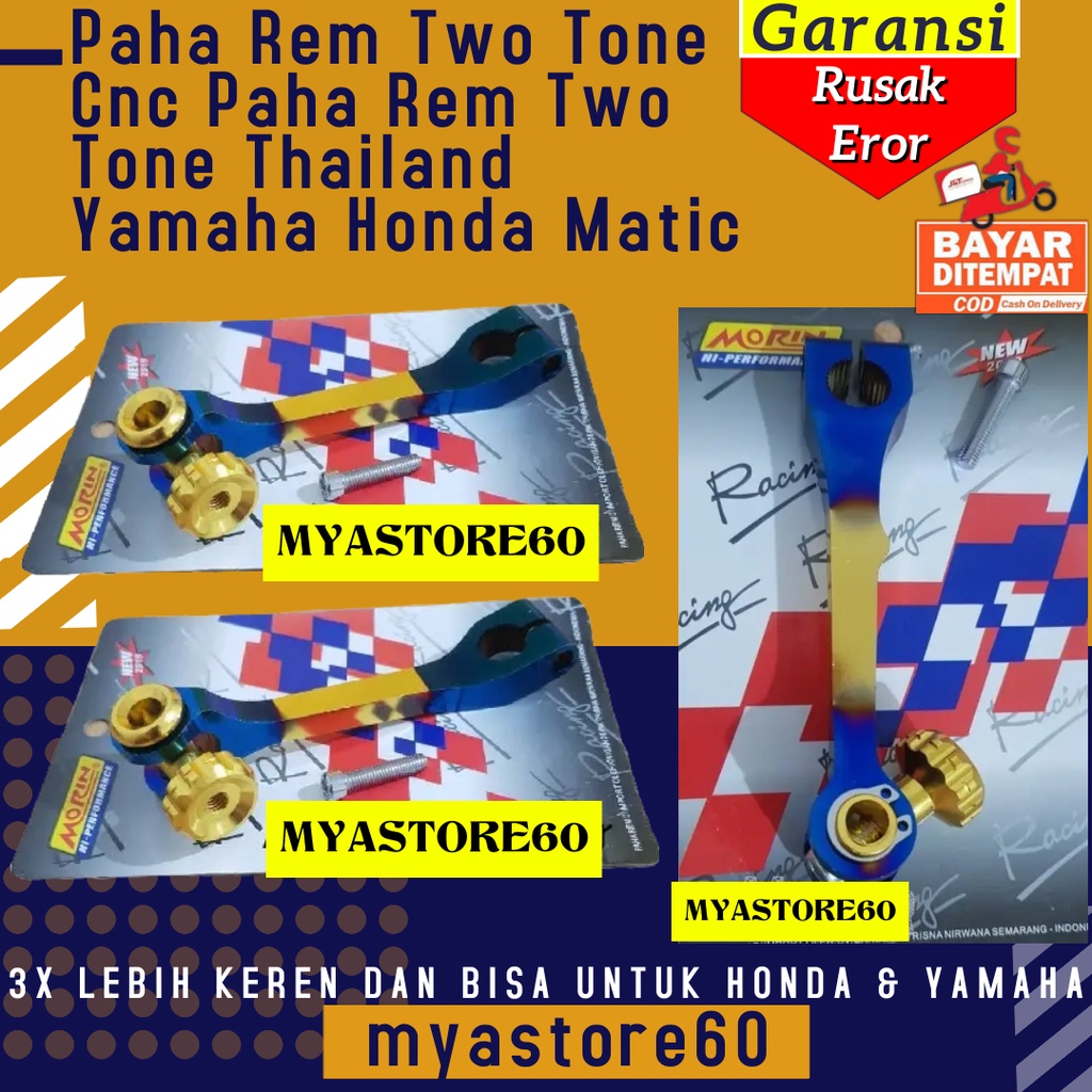 Paha Rem Two Tone Cnc Paha Rem Twotone Thailand Yamaha Honda Matic UNIVERSAL