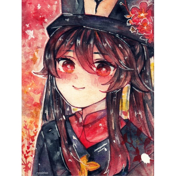 [OPEN] WATERCOLOR COMMISSION ART BUST UP