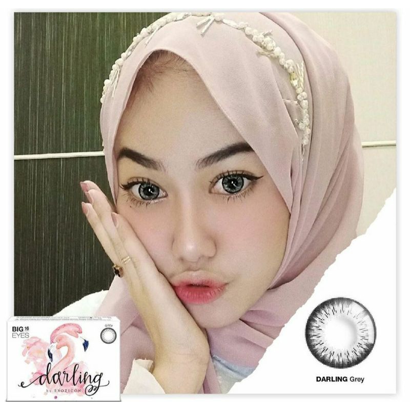 SOFTLENS X2 DARLING BIG EYE 16 mm NORMAL MINUS (0.00s.d -6.00) Soflen Minus Lensa Kontak