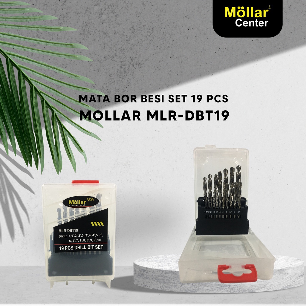Mata Bor Besi Set 19 pcs Mollar