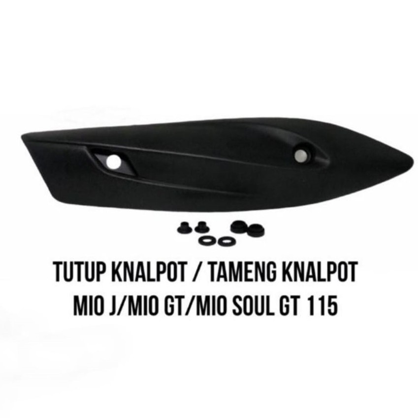 tutup tameng knalpot mio j mio gt x ride fino f1 soul gt original tameng kenalpot pelindung knalpot