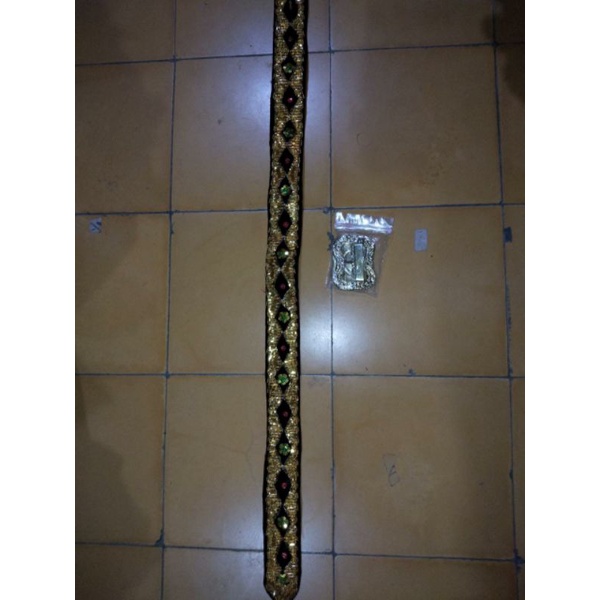 Sabuk epek + timangan, sabuk ganong,sabuk+timang