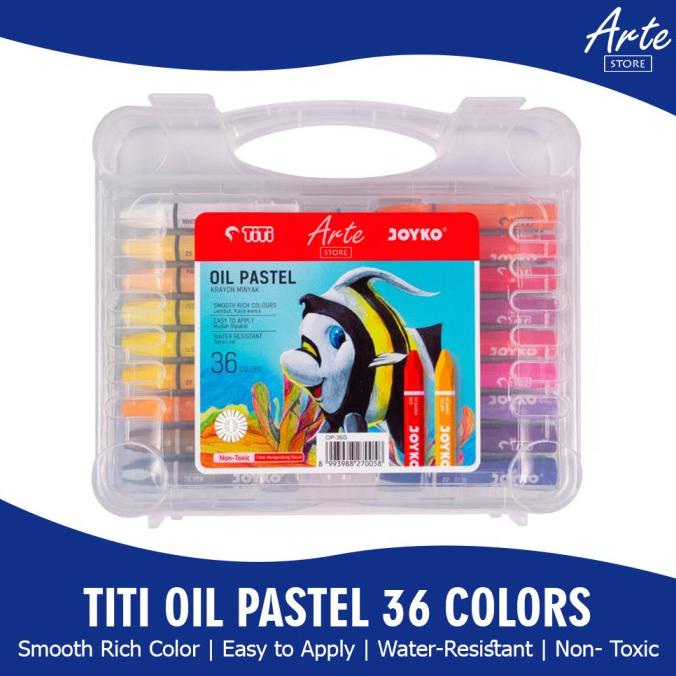 

Crayon - Titi Joyko Oil Pastel 36 Warna