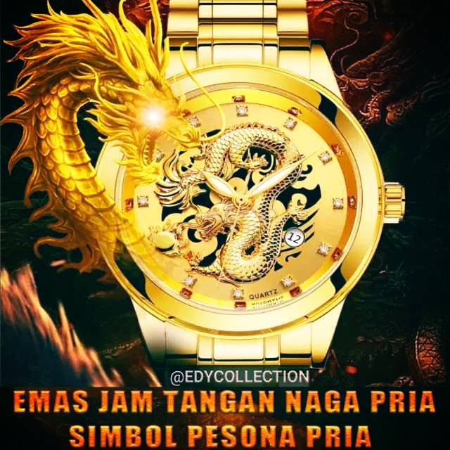 [COD] Ready Stok Jam Bosck Dragon Naga Original Import