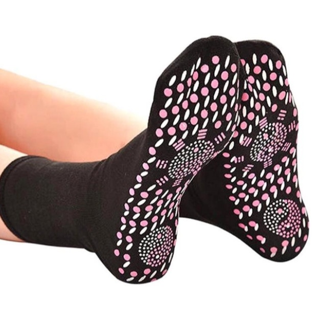 Kaos kaki terapi pemanas Penghangat magnet kaki Foot Support Therapy Tourmaline