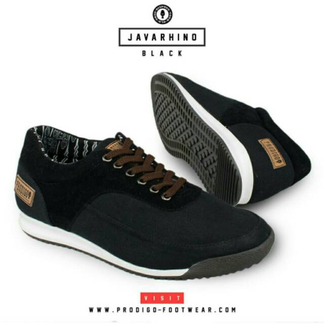 Sepatu Sneaker Pria Kanvas Suede Tebal Prodigo Javarhino Original