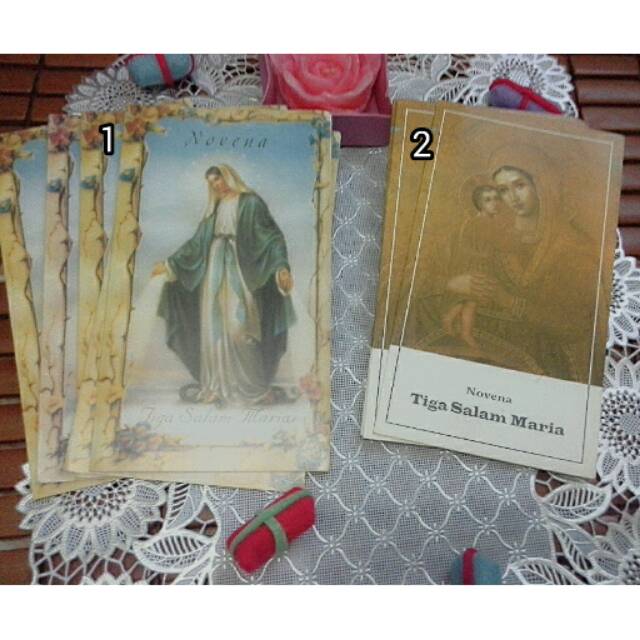 Kartu Doa Novena Tiga Kali Salam Maria
