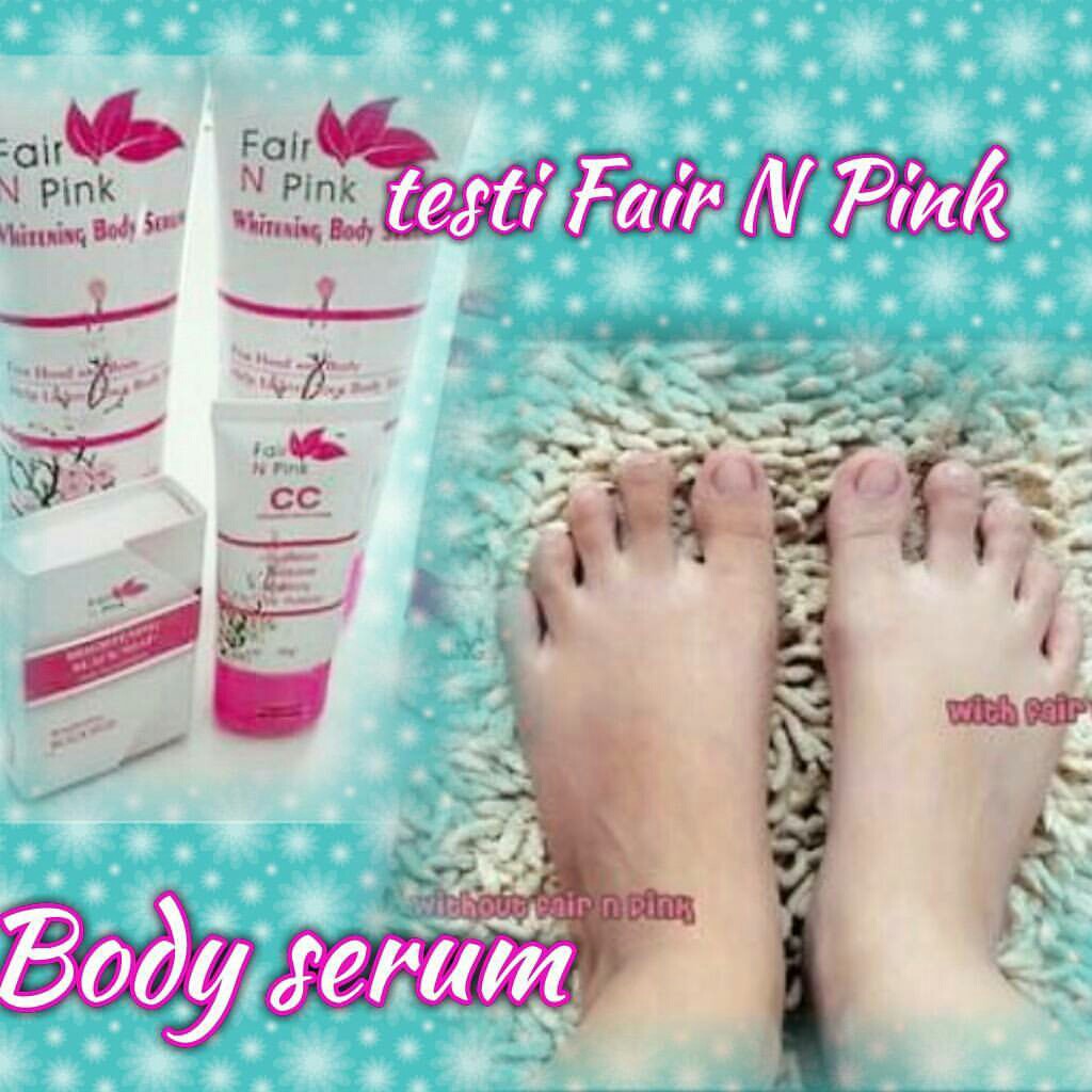 Promo PAKET PERWATAN TUBUH DAN WAJAH|FAIR N PINK|AMAN|ORI 2223