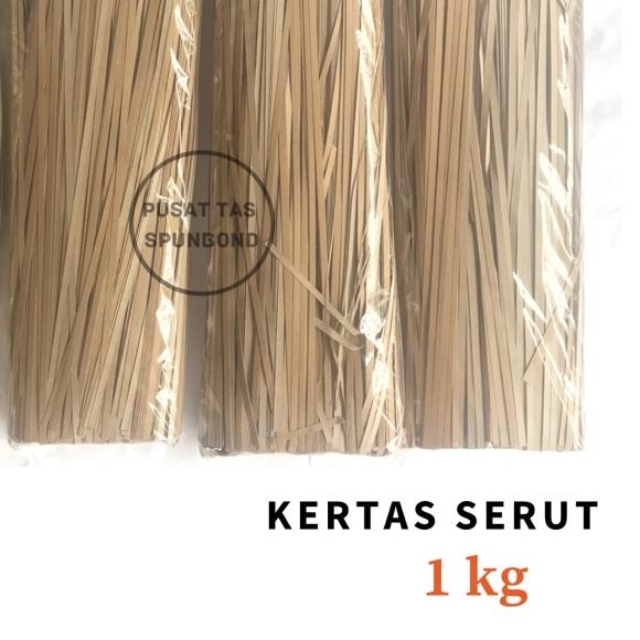 

➺ Kertas Serut 1 Kg / Kertas Cacah / Shredded Paper / Kertas Suwir Packing / Kertas Coklat Serut ➸