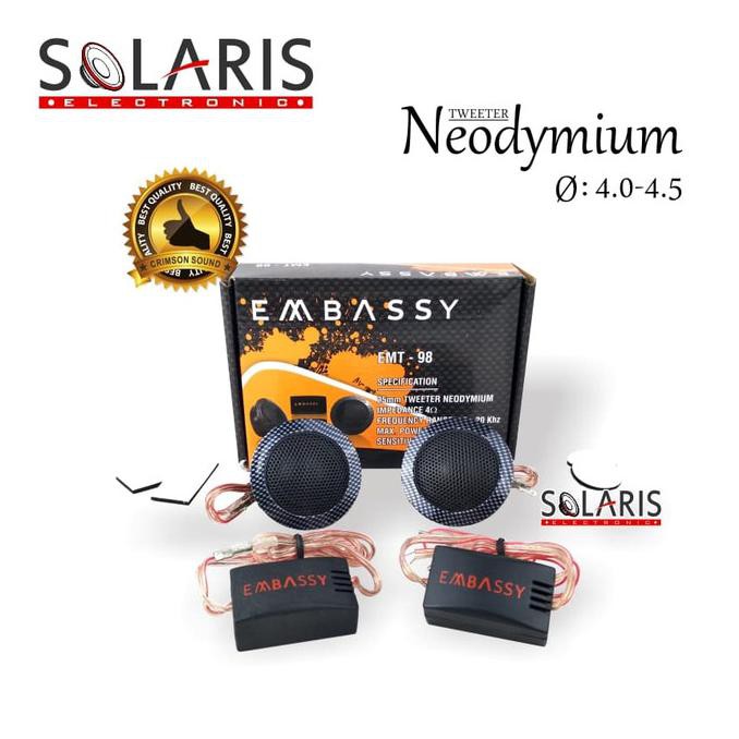 READY TWEETER MOBIL EMBASSY EMT-98 TREBLE MOBIL