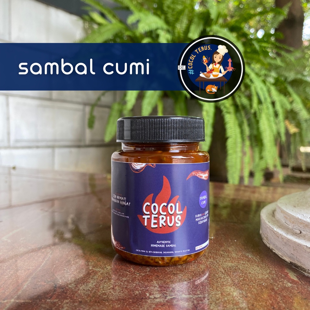 

Sambal Cumi pedas by Cocolterus homemade non msg 150 gr isi bersih