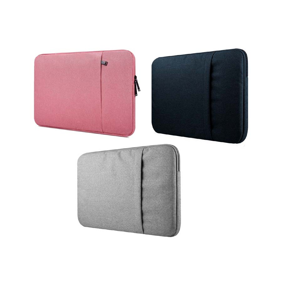 Tas Laptop/Softcase Nylon Macbook 11 inch 12 inch Sleeve Case - Abu