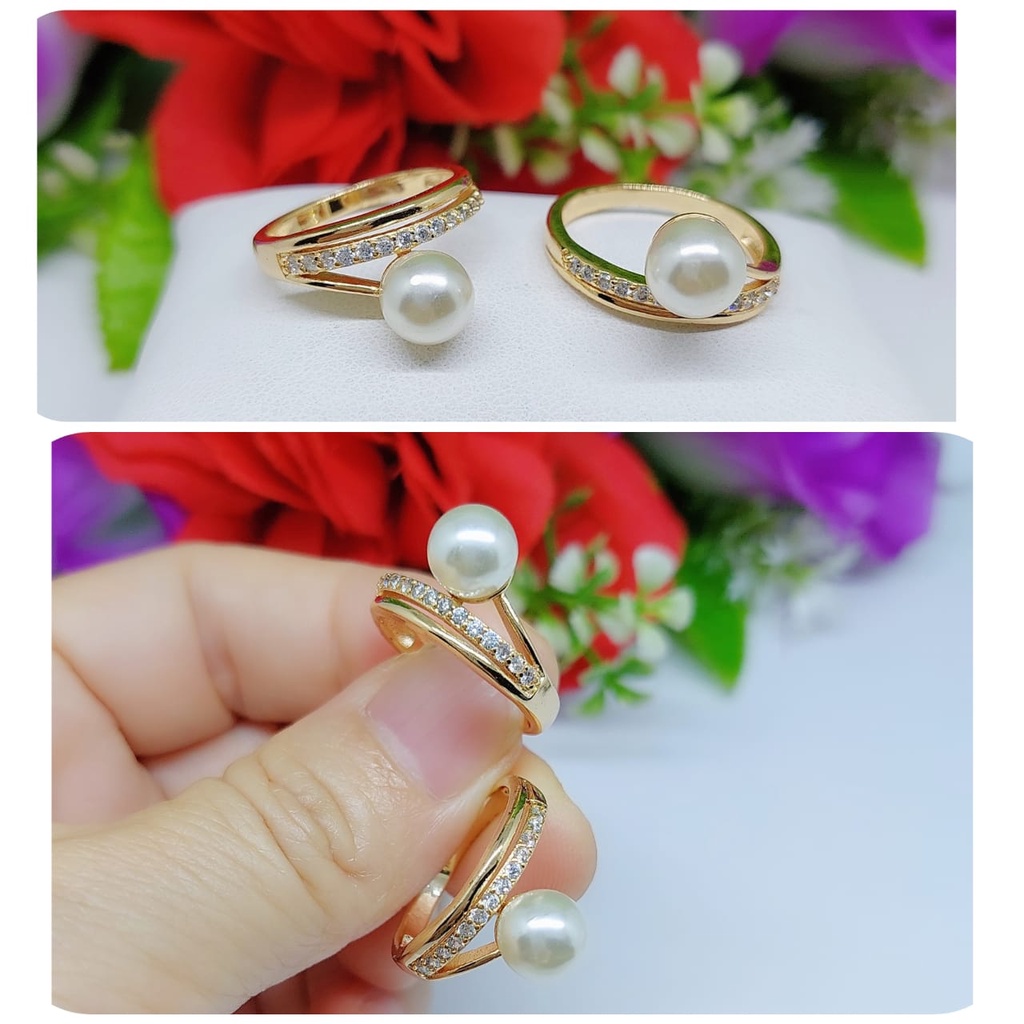 Cincin permata lapis emas perhiasan xuping 0289-0292