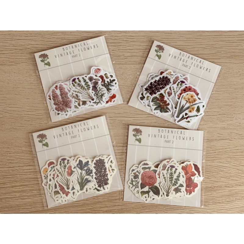 

Botanical Vintage Flowers - part 2