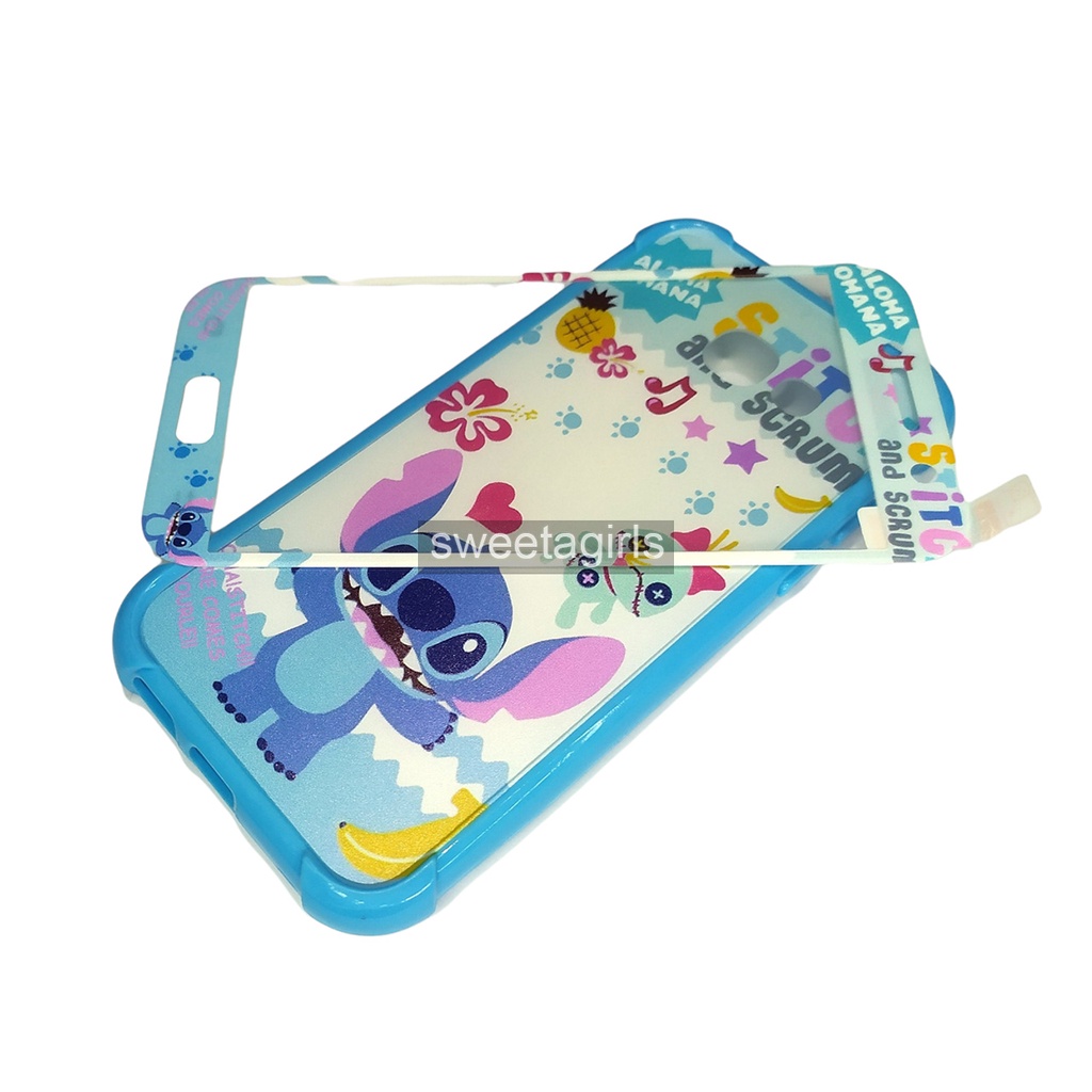 Casing Lucu Samsung Galaxy A5 2017 AntiCrack dengan Antigores -  Karakter - sweetacase.id - Bisa Bayar Ditempat / COD / Casing Terbaru - Karakter Lucu - Casing Imut - Kesing Hits - Case Gemoy - Kesing - Aesthetic Stitch - Doraemon