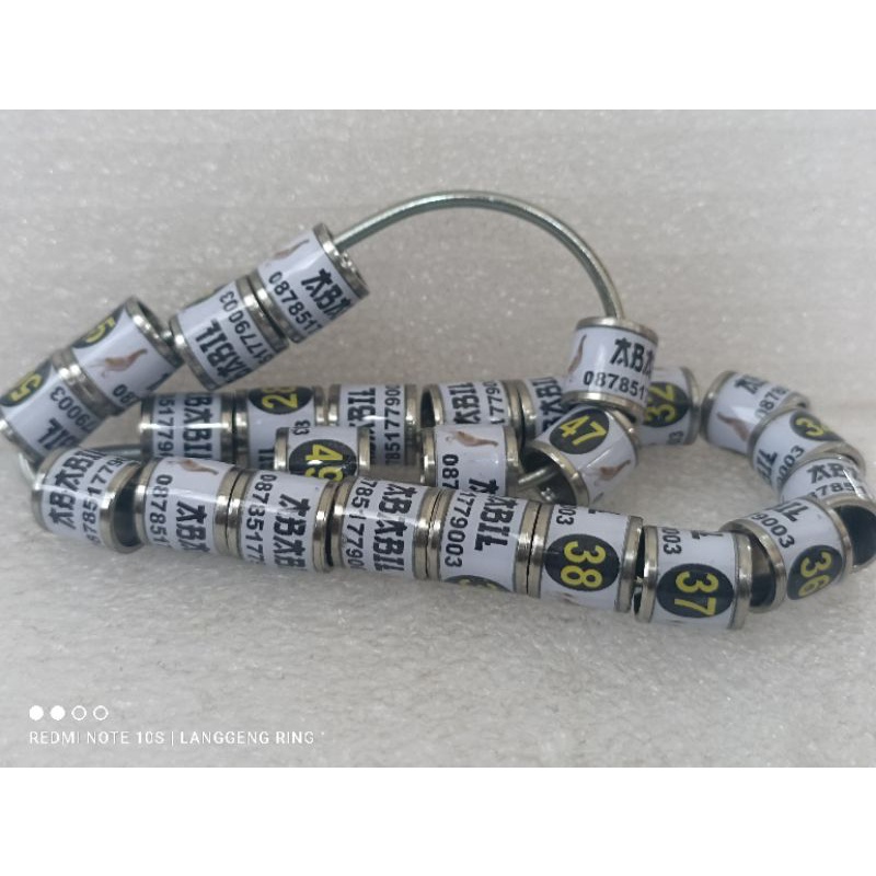 RING MERPATI BAJA RODA TINGGI 1CM